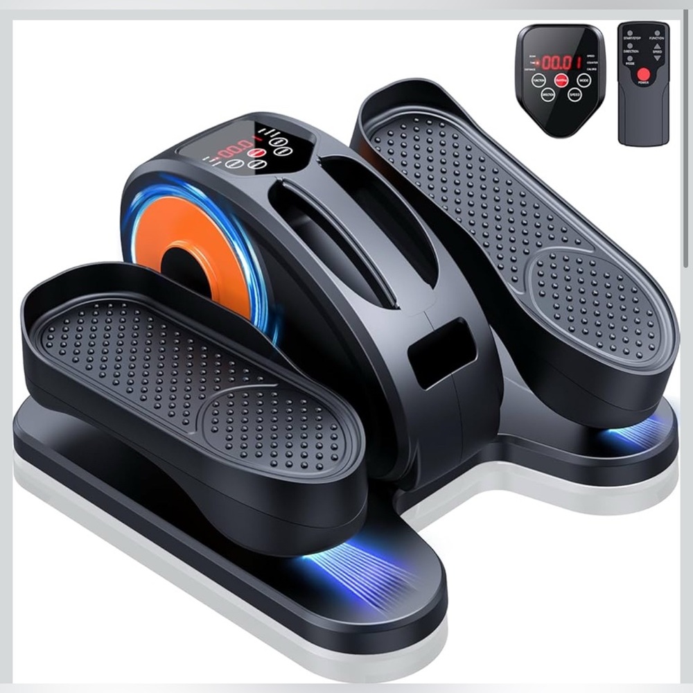 NEW Under Desk Elliptical Machine, Electric Leg Exerciser for Seniors Assembled